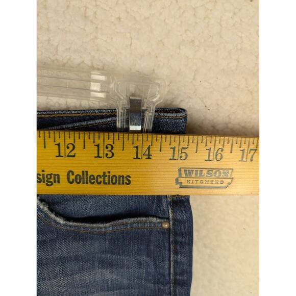 Joe’s Jeans Women Size 27 Collector’s Edition Dark Wash Distressed Jean Shorts - Picture 3 of 8